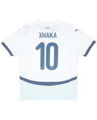 Xhaka 10 Switzerland Away Jersey Euro 2024