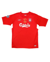 Liverpool Gerrard  8 Retro UCL Final Jersey 2005