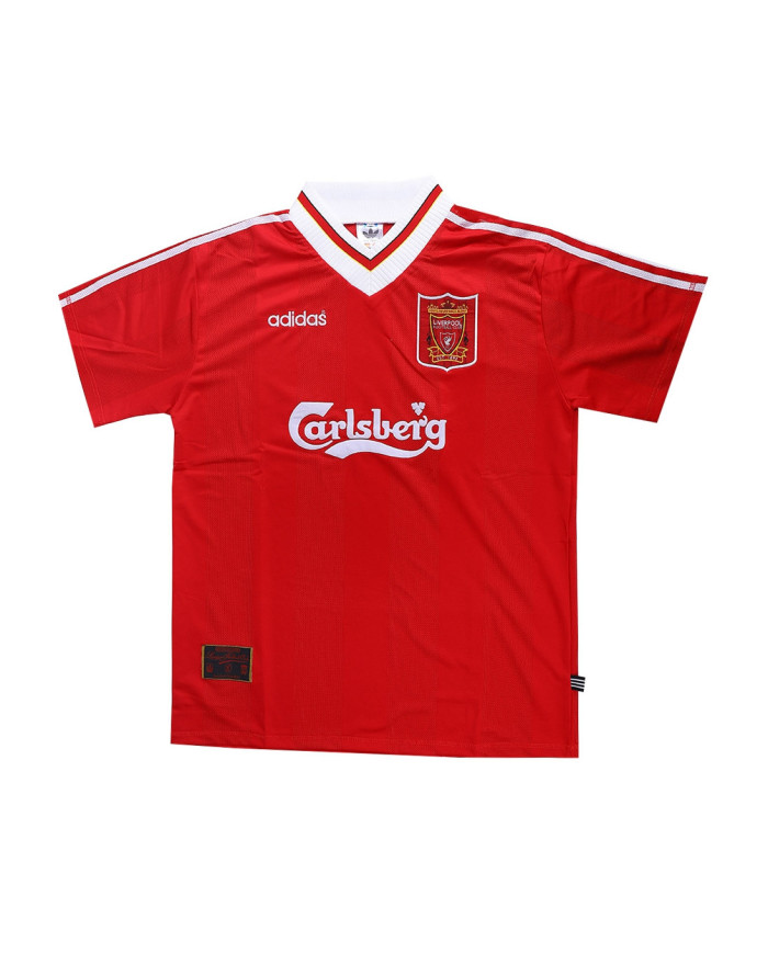 RUSH 9 Retro Liverpool Home Jersey 1995/96