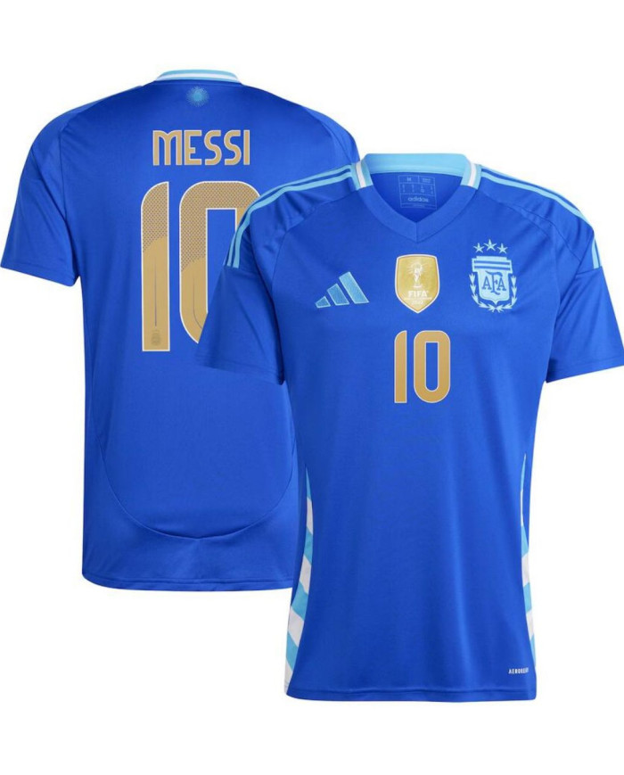Messi 10 Argentina Away Jersey Copa America 2024