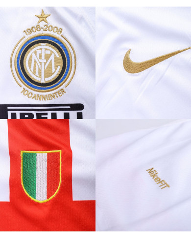 Retro Inter Milan 100th Anniversary Away Jersey 2007/08 Retro Inter Milan 100th Anniversary Away Jersey 2007/08