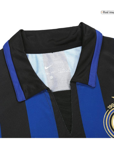 Retro Inter Milan 100th Anniversary Home Jersey 2007/08 Retro Inter Milan 100th Anniversary Home Jersey 2007/08