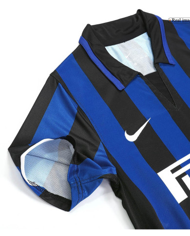Retro Inter Milan 100th Anniversary Home Jersey 2007/08 Retro Inter Milan 100th Anniversary Home Jersey 2007/08