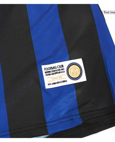 Retro Inter Milan 100th Anniversary Home Jersey 2007/08 Retro Inter Milan 100th Anniversary Home Jersey 2007/08