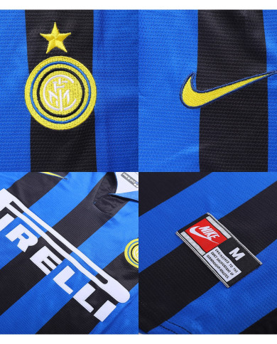 Ronaldo 9 Retro Inter Milan Home Jersey 1998/99 Ronaldo 9 Retro Inter Milan Home Jersey 1998/99