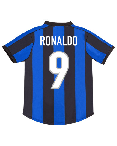 RONALDO 9 Retro Inter Milan Home Jersey 1999/00 RONALDO 9 Retro Inter Milan Home Jersey 1999/00