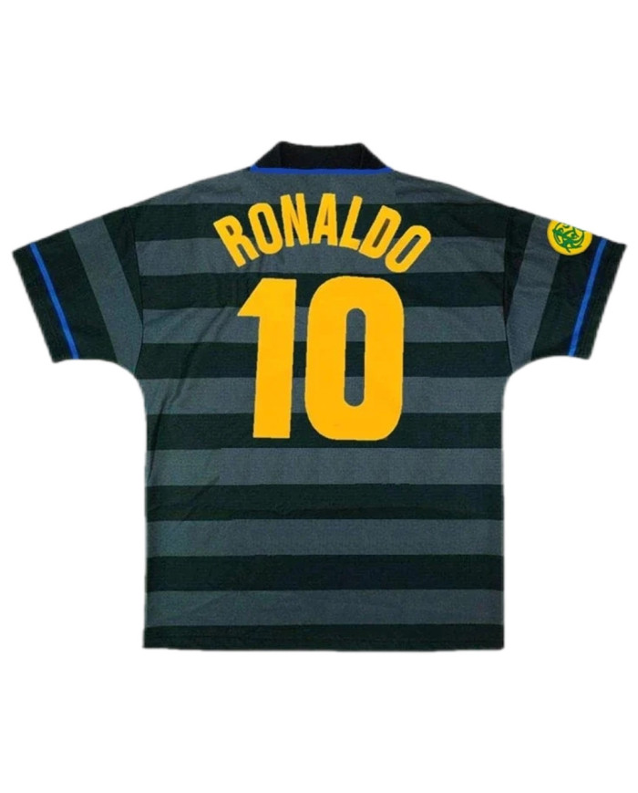 Ronaldo 10 Retro Inter Milan UEFA Cup Away Jersey 1997/98