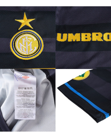 Ronaldo 10 Retro Inter Milan UEFA Cup Away Jersey 1997/98 Ronaldo 10 Retro Inter Milan UEFA Cup Away Jersey 1997/98