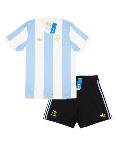 Kids Argentina 50th Anniversary Kit Jersey+Shorts 2024