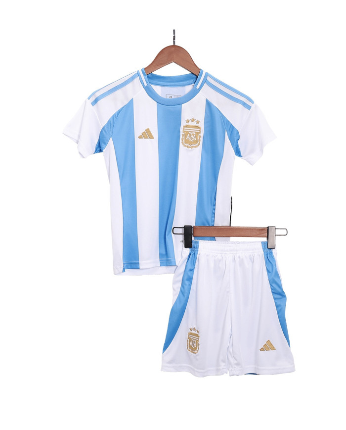 Kids Argentina Home Kit Copa America 2024