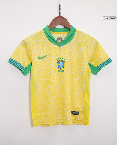 Kids Brazil Home Kit Copa America 2024 Kids Brazil Home Kit Copa America 2024