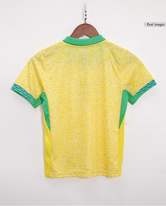 Kids Brazil Home Kit Copa America 2024