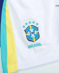 Kids Brazil Away Kit Copa America 2024
