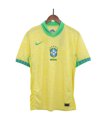 Brazil Home Kit (Jersey+Shorts) Copa America 2024 Brazil Home Kit (Jersey+Shorts) Copa America 2024