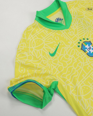 Brazil Home Kit (Jersey+Shorts) Copa America 2024 Brazil Home Kit (Jersey+Shorts) Copa America 2024