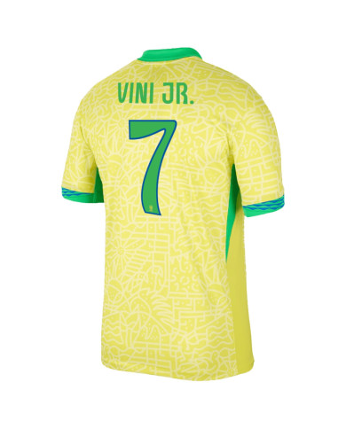 VINI JR. 7 Brazil Home Jersey Copa America 2024 VINI JR. 7 Brazil Home Jersey Copa America 2024