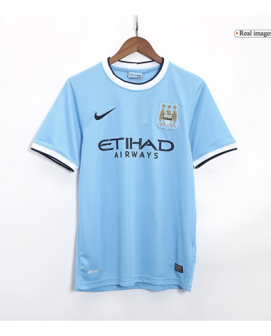 KUN AGÜERO 16 Retro Manchester City Home Jersey 2013/14 KUN AGÜERO 16 Retro Manchester City Home Jersey 2013/14