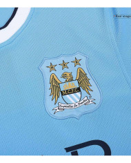 KUN AGÜERO 16 Retro Manchester City Home Jersey 2013/14
