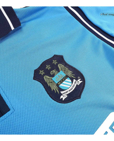 Sun 17 Manchester City Retro Home Jersey 2002/03