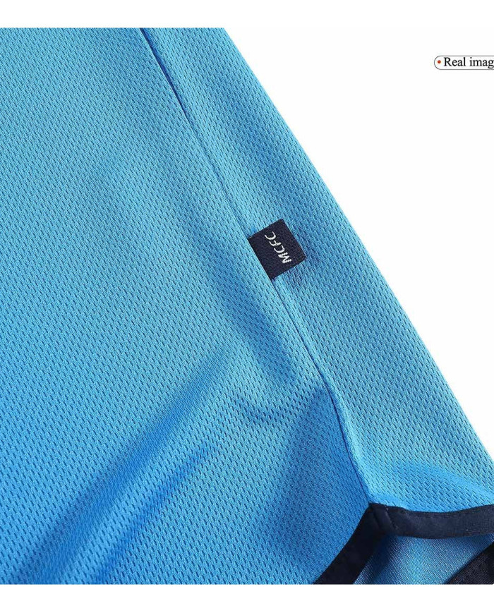 Sun 17 Manchester City Retro Home Jersey 2002/03