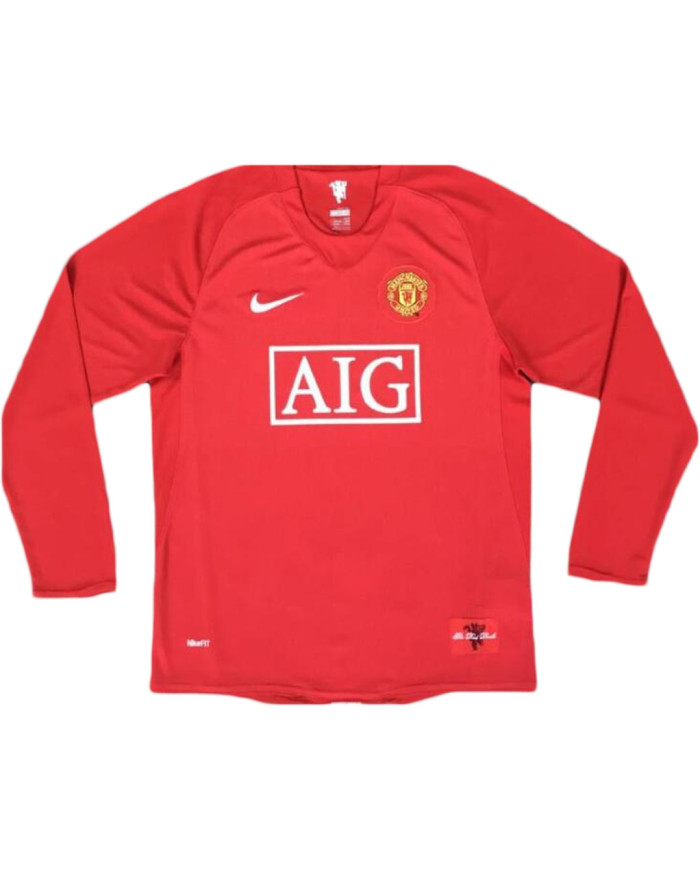 Manchester United RONALDO 7 Retro Jersey Long Sleeve 2007/08
