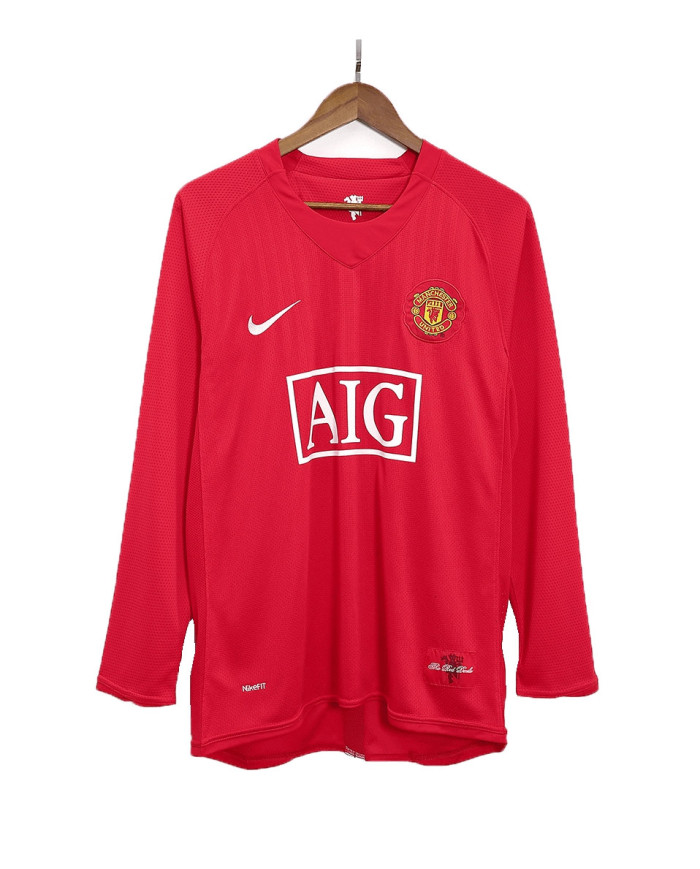 Manchester United RONALDO 7 Retro Jersey Long Sleeve 2007/08