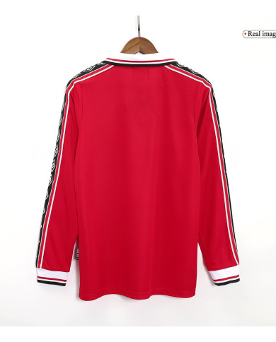 Manchester United Retro Jersey Home Long Sleeve 1998/00