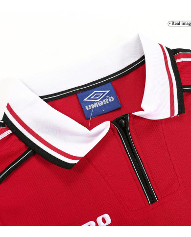 Manchester United Retro Jersey Home Long Sleeve 1998/00