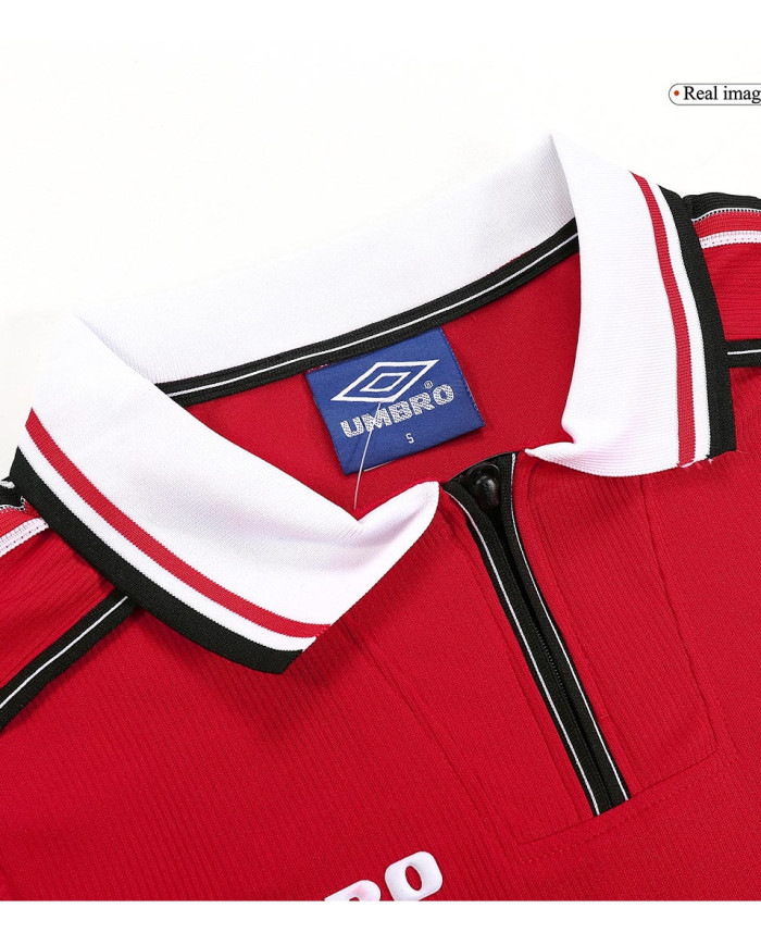 Manchester United Retro Jersey Home Long Sleeve 1998/00