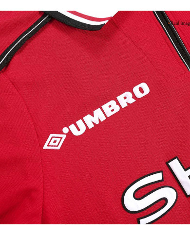 Manchester United Retro Jersey Home Long Sleeve 1998/00