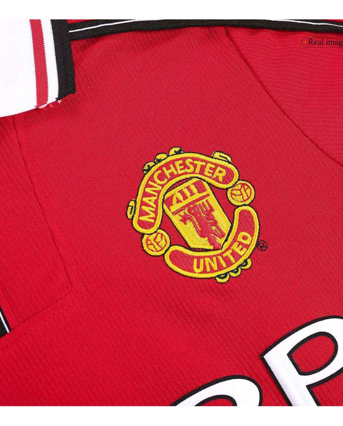 Manchester United Retro Jersey Home Long Sleeve 1998/00