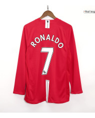 Manchester United RONALDO 7 Retro Jersey Long Sleeve 2007/08