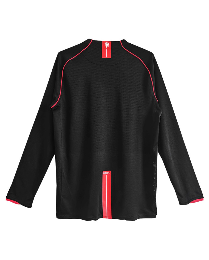 Retro Manchester United Away Long Sleeve Jersey 2007/08