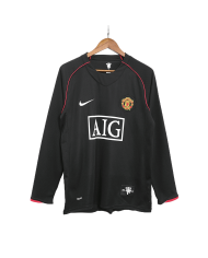 Retro Manchester United Away Long Sleeve Jersey 2007/08