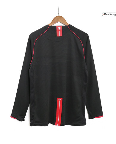 Retro Manchester United Away Long Sleeve Jersey 2007/08 Retro Manchester United Away Long Sleeve Jersey 2007/08
