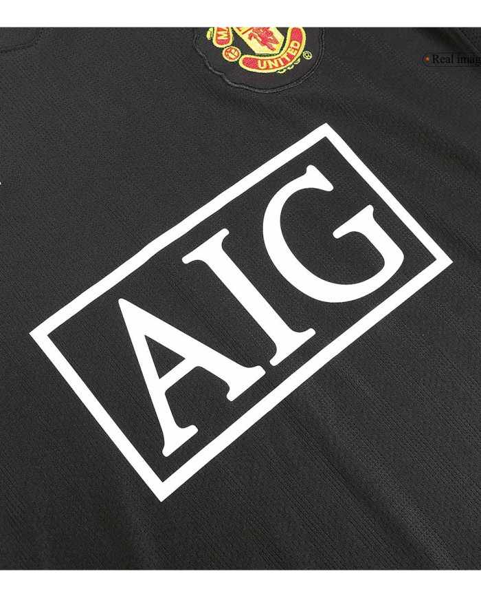 Retro Manchester United Away Long Sleeve Jersey 2007/08