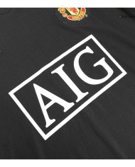 Retro Manchester United Away Long Sleeve Jersey 2007/08