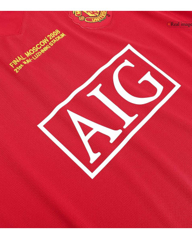 Retro Manchester United UCL Final Home Jersey 2007/08 Retro Manchester United UCL Final Home Jersey 2007/08