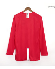 Retro Manchester United UCL Final Home Long Sleeve Jersey 2007/08