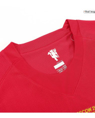 Retro Manchester United UCL Final Home Long Sleeve Jersey 2007/08