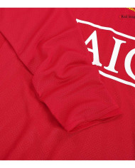 Retro Manchester United UCL Final Home Long Sleeve Jersey 2007/08