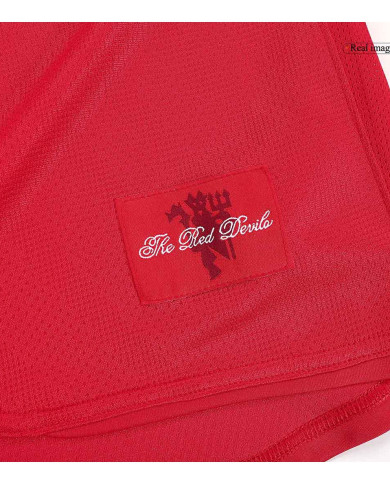 Retro Manchester United UCL Final Home Long Sleeve Jersey 2007/08 Retro Manchester United UCL Final Home Long Sleeve Jersey 2007/08