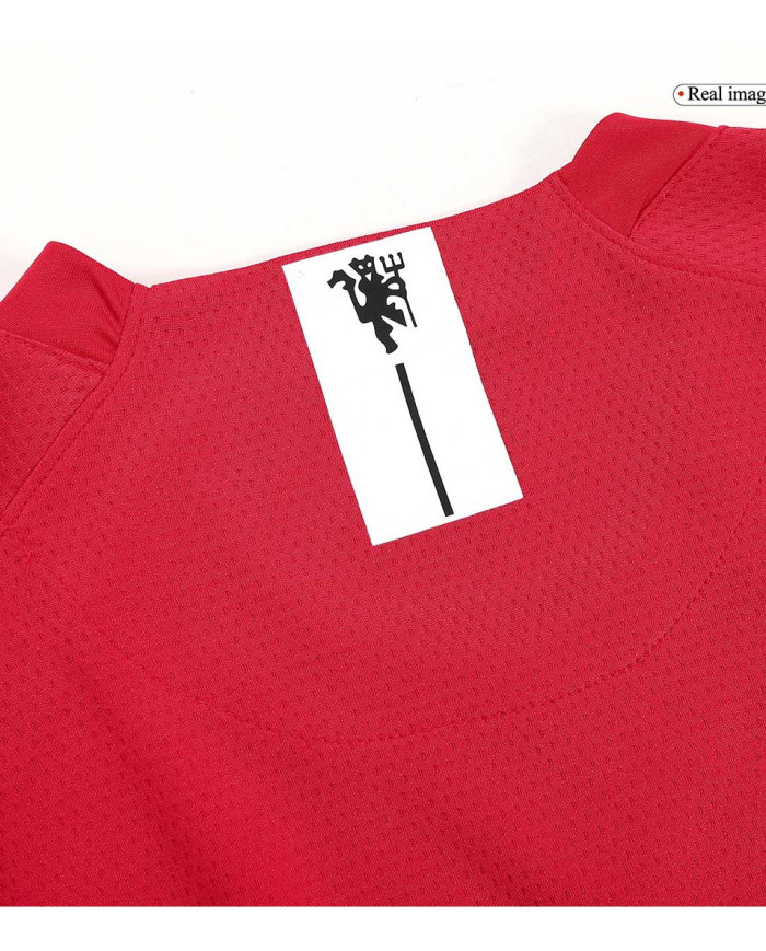 Retro Manchester United UCL Final Home Long Sleeve Jersey 2007/08