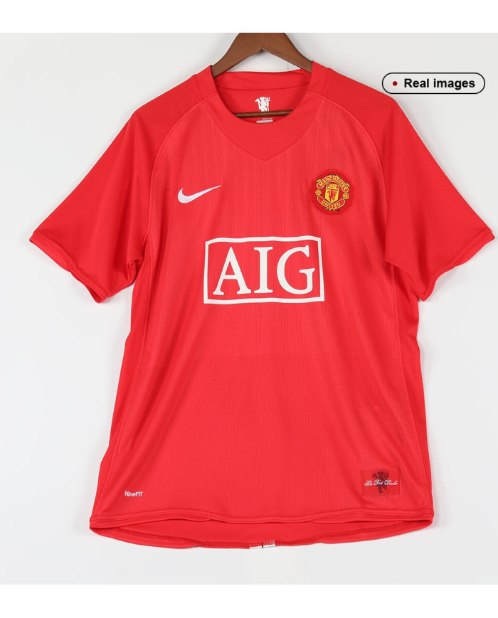 Retro Manchester United Home Jersey 2007/08