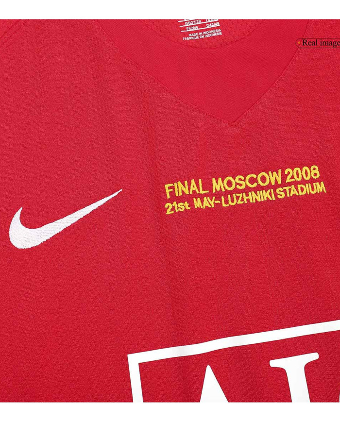 RONALDO 7 Retro Manchester United UCL Final Home Jersey 2007/08