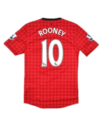 ROONEY 10 Retro Manchester United Home Jersey 2012/13 ROONEY 10 Retro Manchester United Home Jersey 2012/13