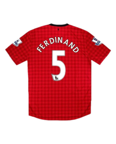 FERDINAND 5 Retro Manchester United Home Jersey 2012/13 FERDINAND 5 Retro Manchester United Home Jersey 2012/13