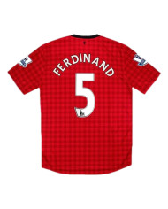 FERDINAND 5 Retro Manchester United Home Jersey 2012/13