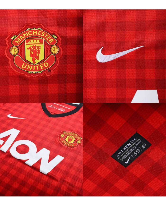 FERDINAND 5 Retro Manchester United Home Jersey 2012/13