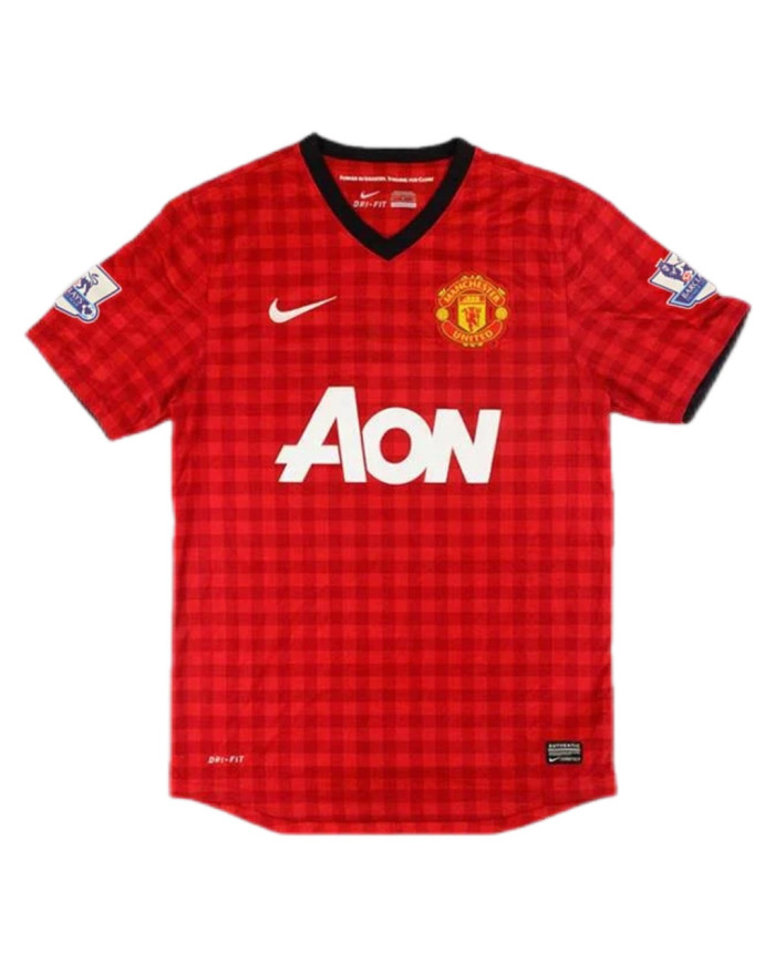 SCHOLES 22 Retro Manchester United Home Jersey 2012/13